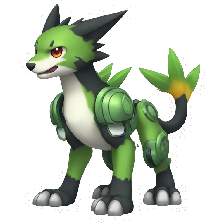 cute cool edgy shiny Digimon-Fakemon-animal full body emoji