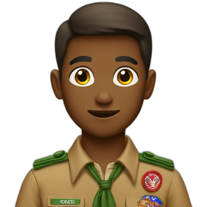 Boy scout emoji