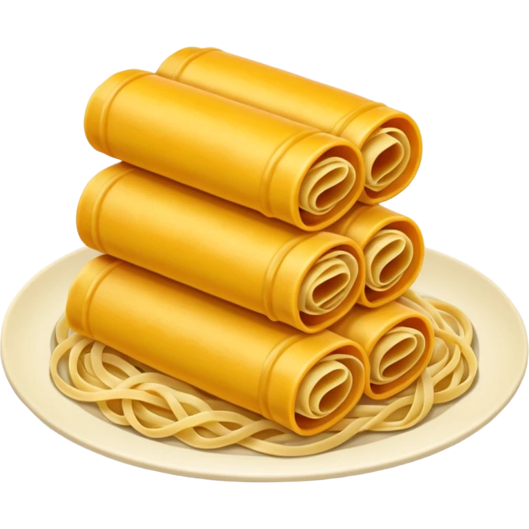 Dragon con cuerpo de pasta canelloni emoji