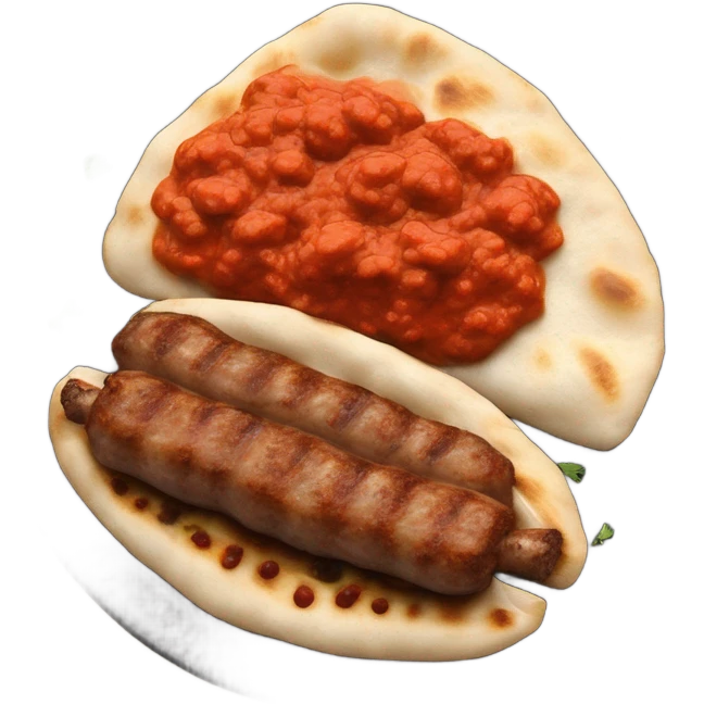 Bosnian national dish cevapi emoji
