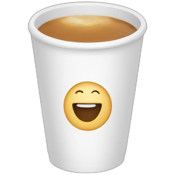 Flat white on chest emoji