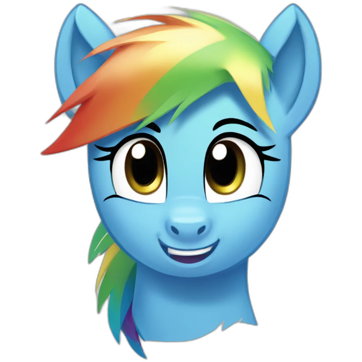 Rainbow dash emoji