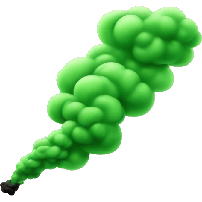 green smoke emoji