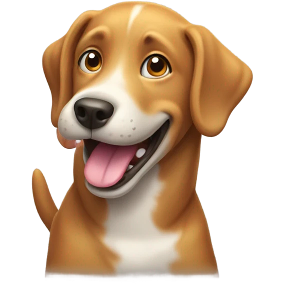 laughing dog emoji