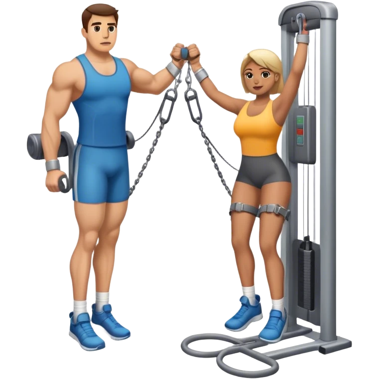standing cable-machine-leg-raise with ankle-cuffs emoji