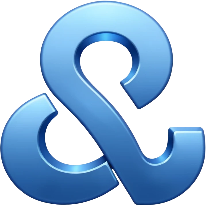 pricing symbol, blue color emoji