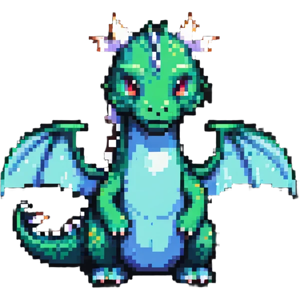 dragon with tiny wings emoji