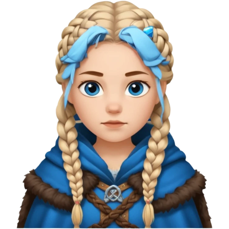 girl viking emoji