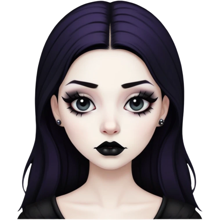 goth girl  emoji