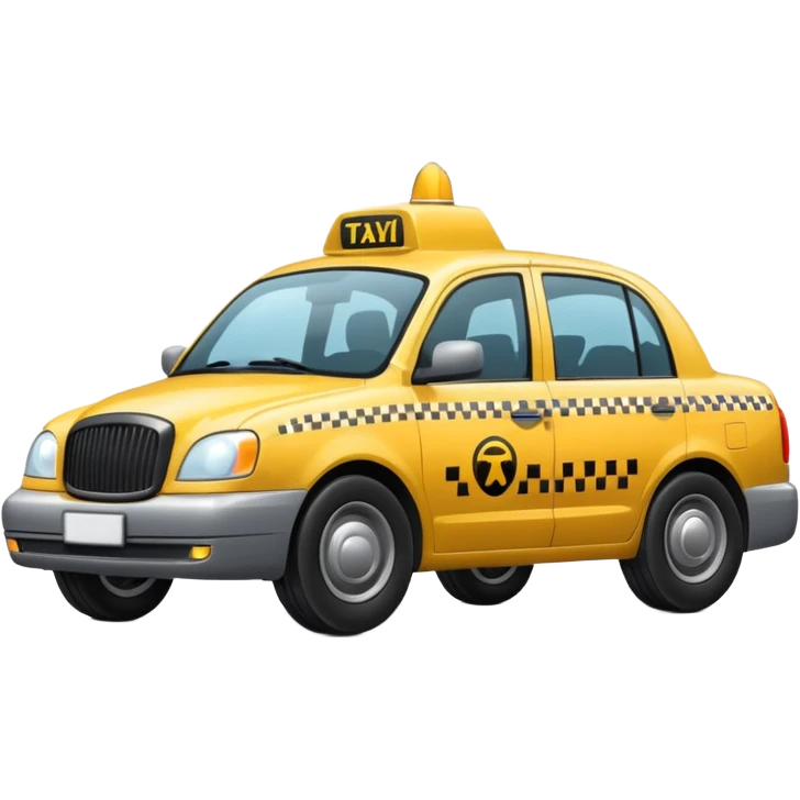 grey taxi emoji