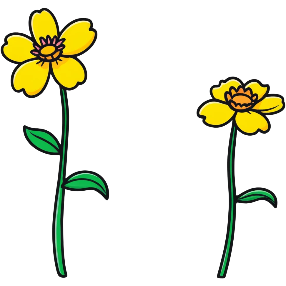 Flores amarillas emoji