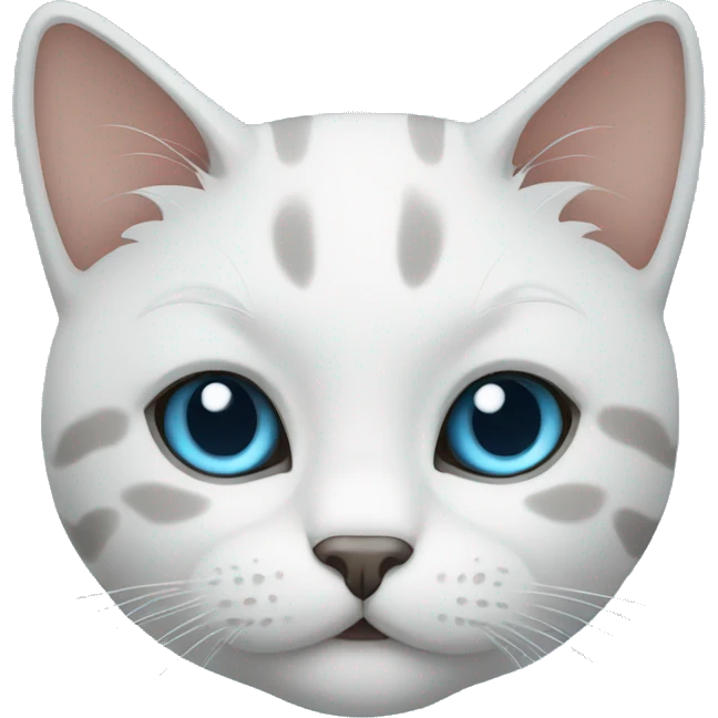 cat blue emoji