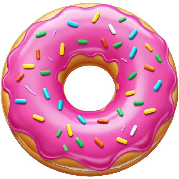 colorful donut pool float emoji