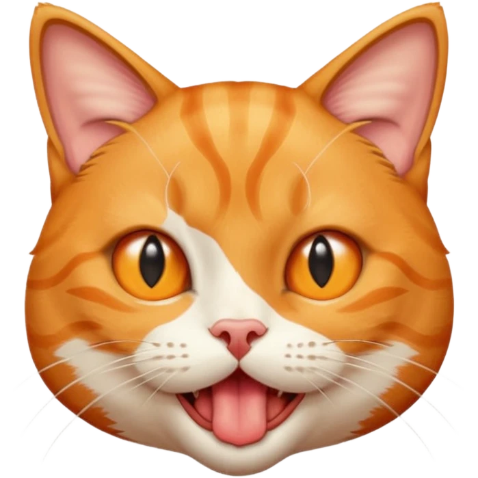 chat qui tire la langue emoji