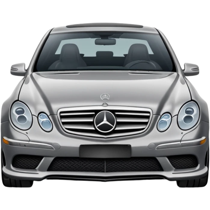 mercedes amg e55 grey emoji