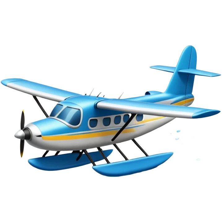 seaplane landing on water emoji