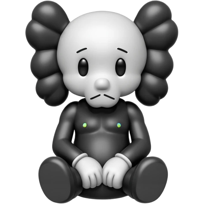 Kaws figure  emoji