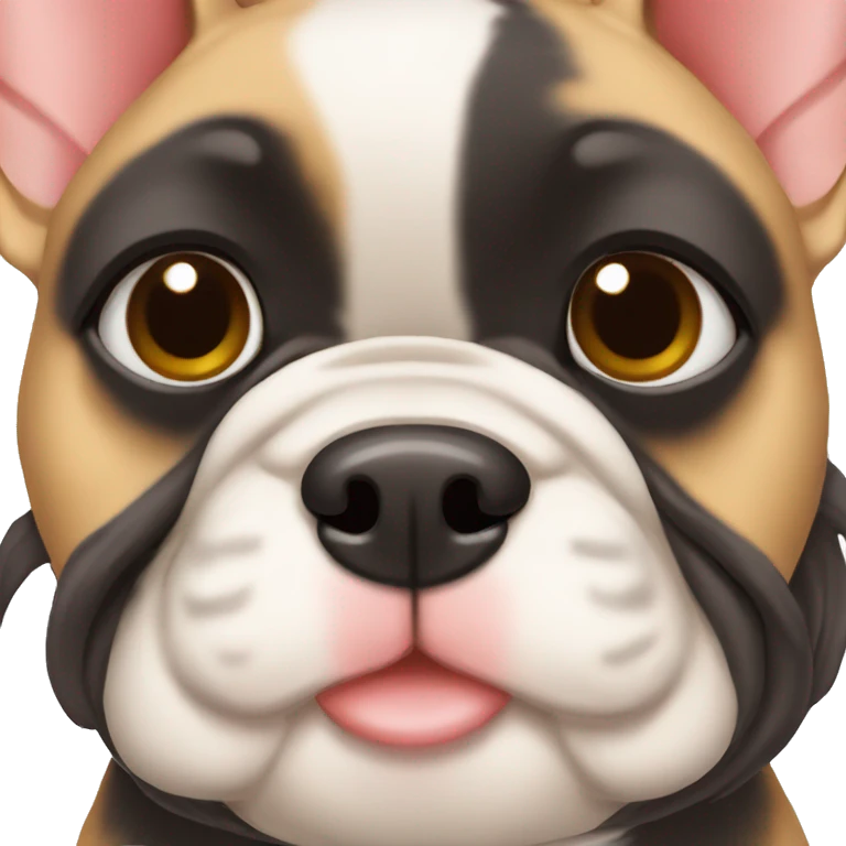 Cute frenchie emoji