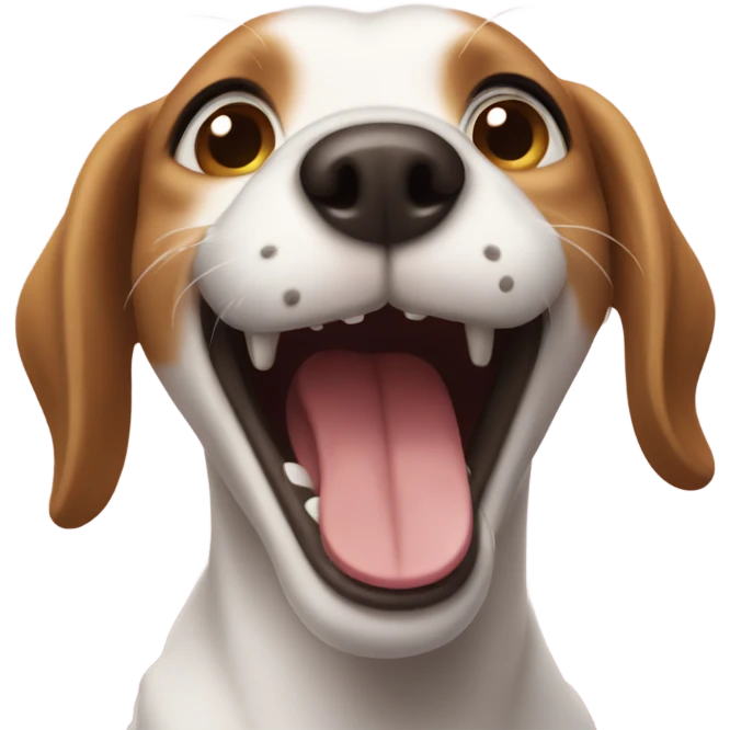 excited dog emoji