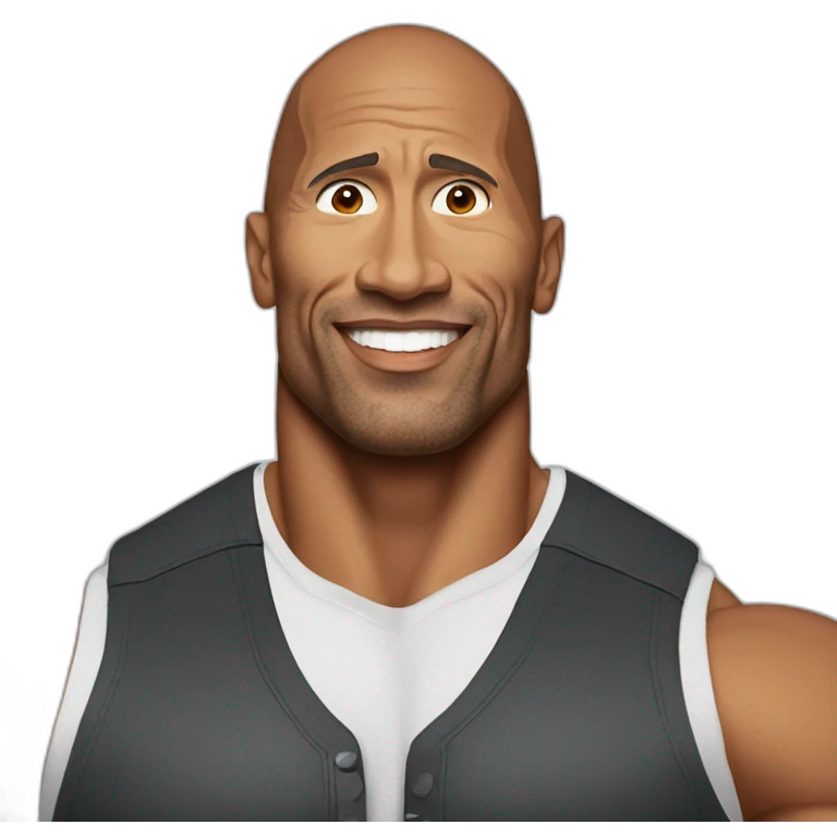 Dwayne Johnson emoji