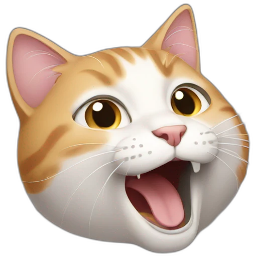 cat singing emoji
