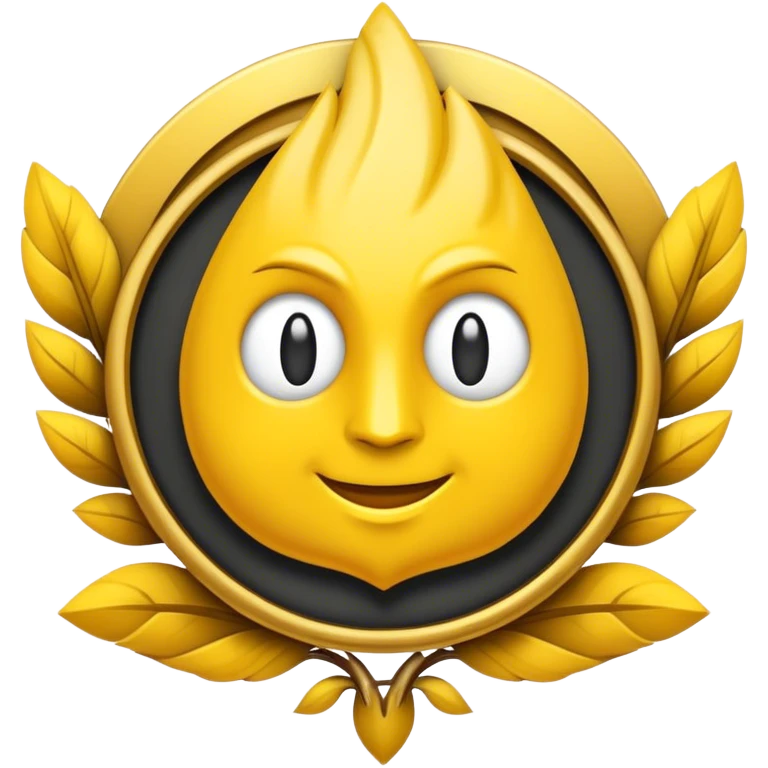 Deaconc emblem with a touch of yellow emoji