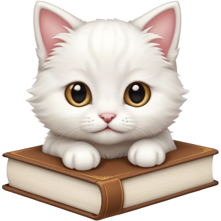 preciso de um livro com um gatinho na capa emoji