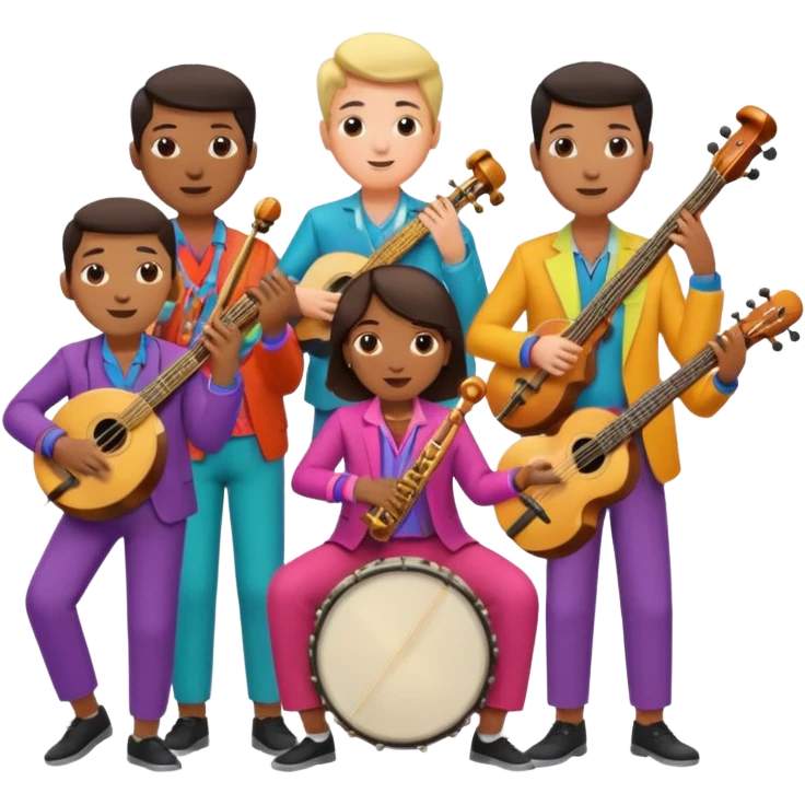 Rock band emoji