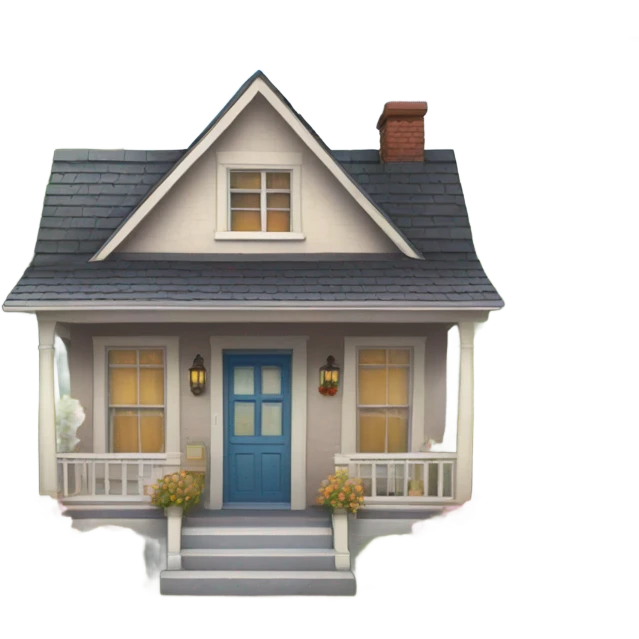 Cute house emoji