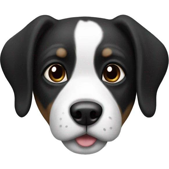 dog white and black  emoji