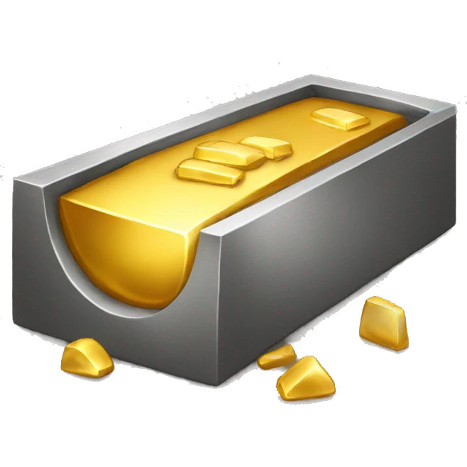 Golden ingot emoji