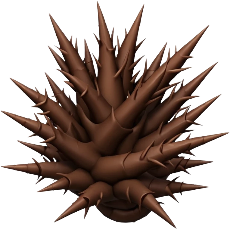 snaking bunch of thorns emoji