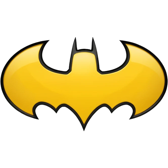 Batman logo emoji