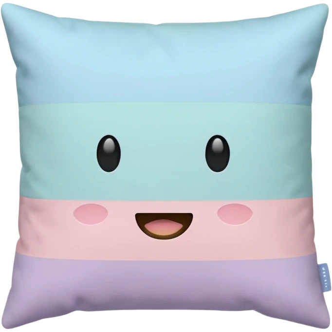 pillow pastel colors without faces emoji