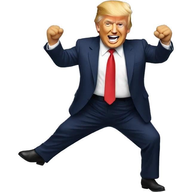Donald trump dancing  emoji
