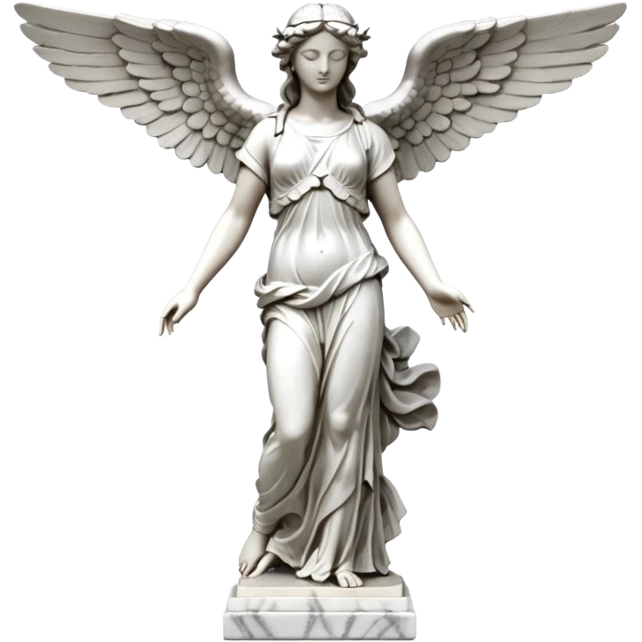 Winged Victory of Samothrace statue emoji