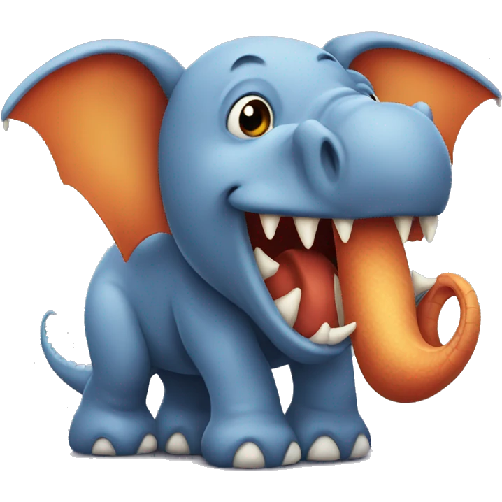 dragon+elephant emoji
