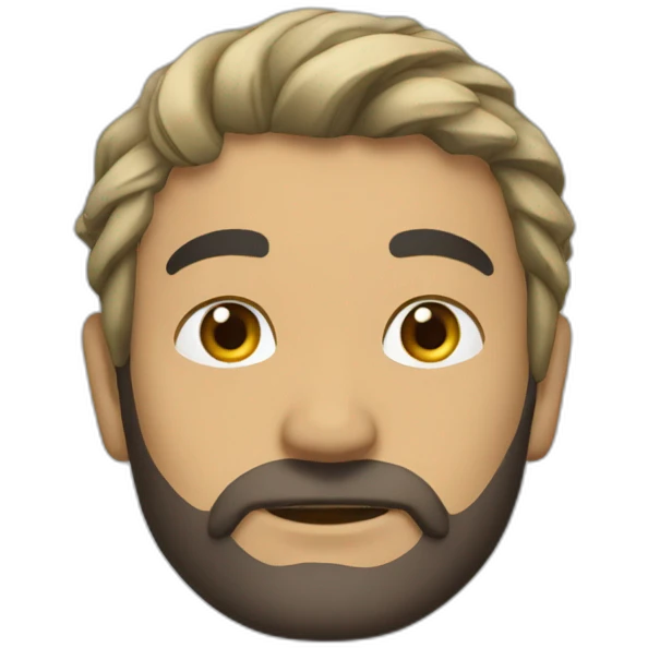 آدم فضایی و گل emoji