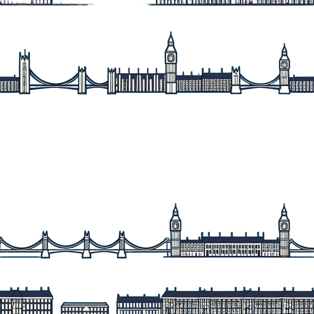 London cityscape with Big Ben and red phone booth emoji