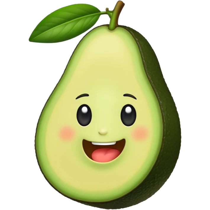 Happy avocado  emoji