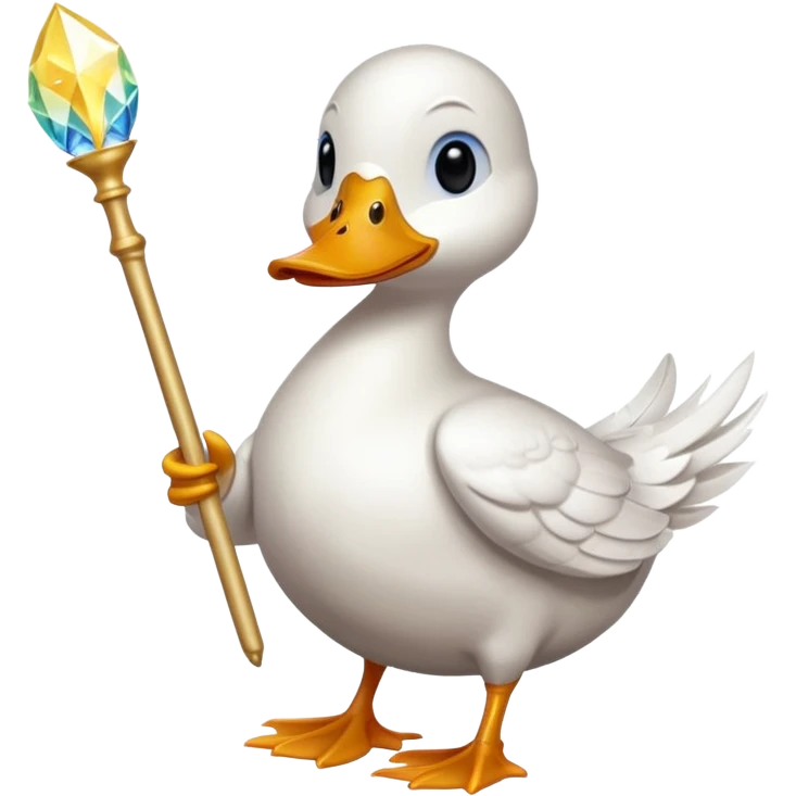 Duck with sparkling wand







 emoji
