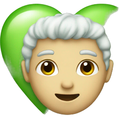 light green heart emoji