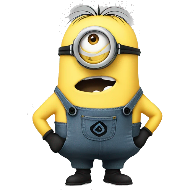 Minion thinking emoji