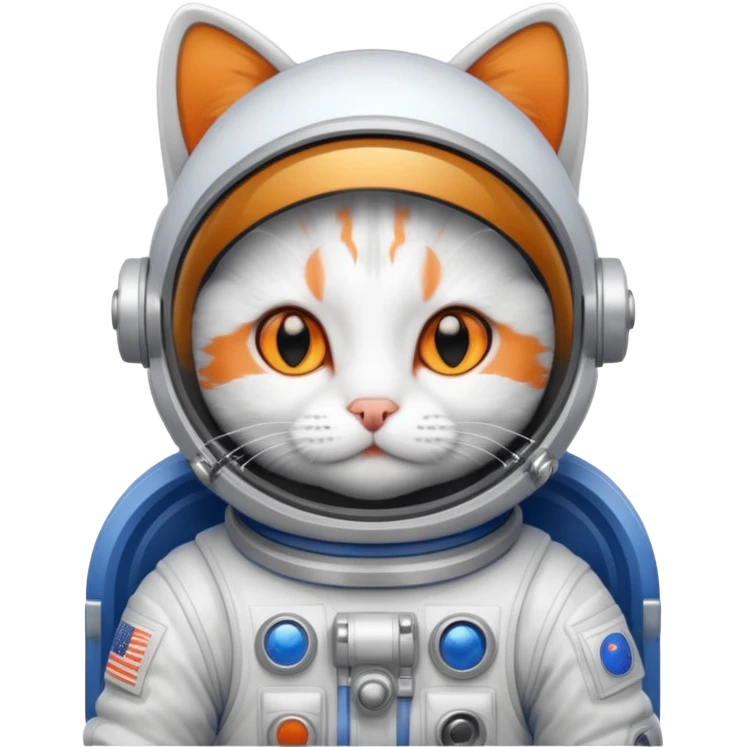 um gato astronauta emoji