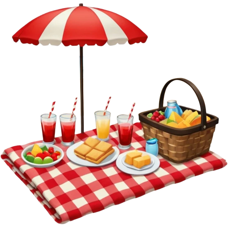 beach picnic emoji