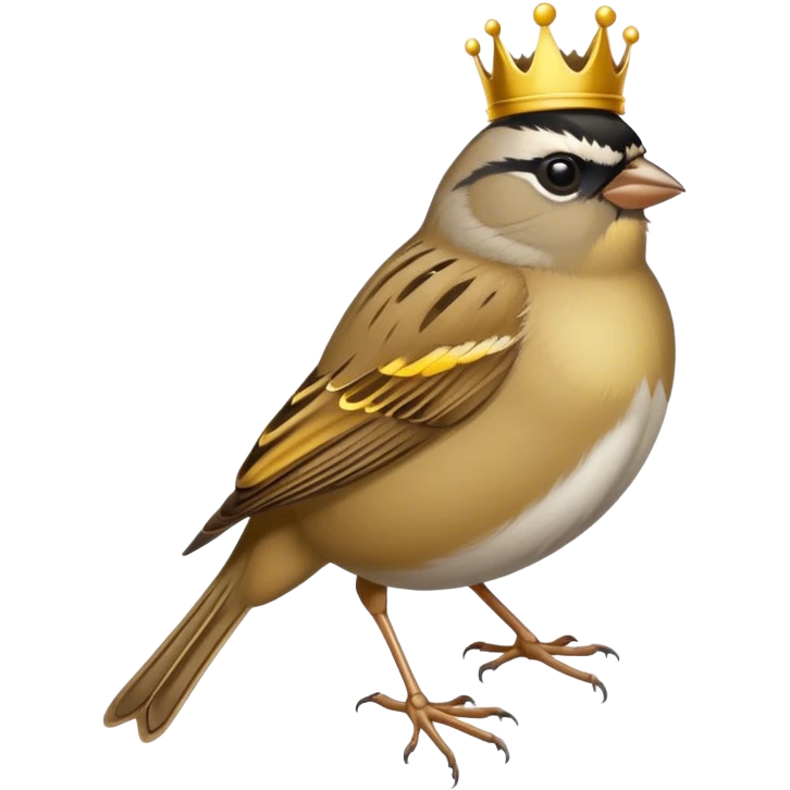 Golden Crowned Sparrow emoji