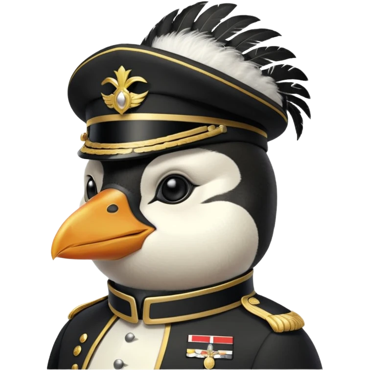 luxurious penguin soldier emoji