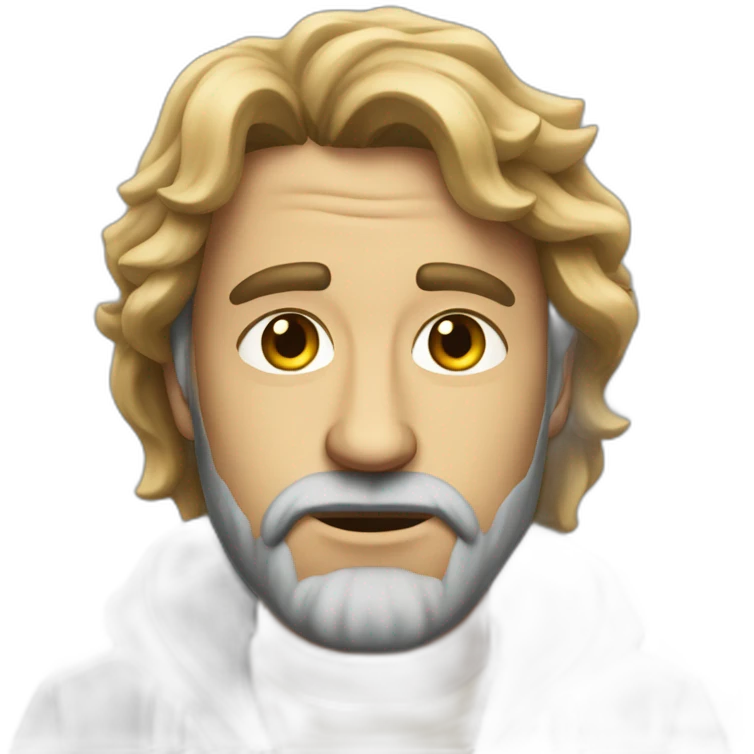 half of homeless and half of businessmen emoji