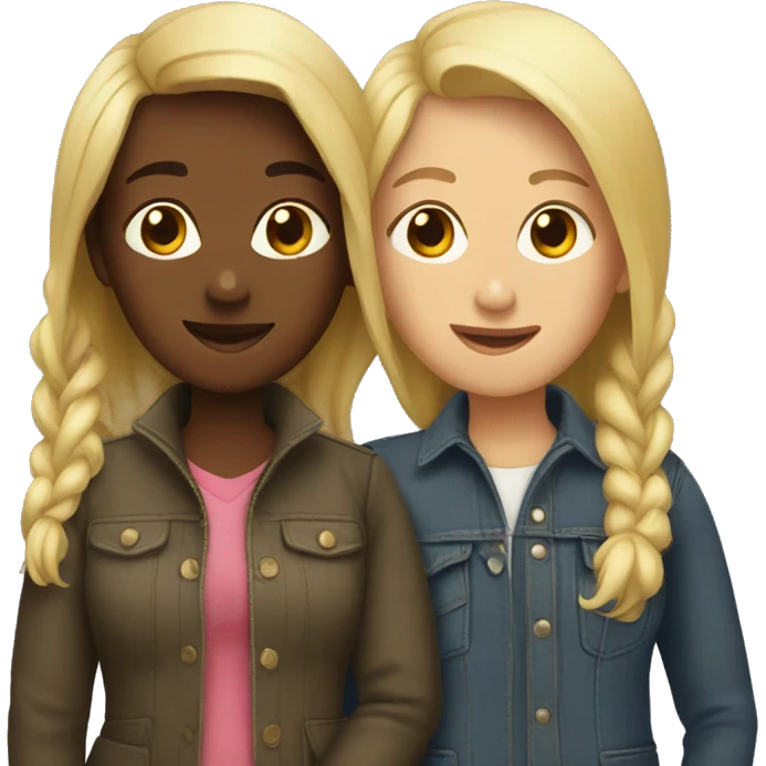 Lesbian couple emoji