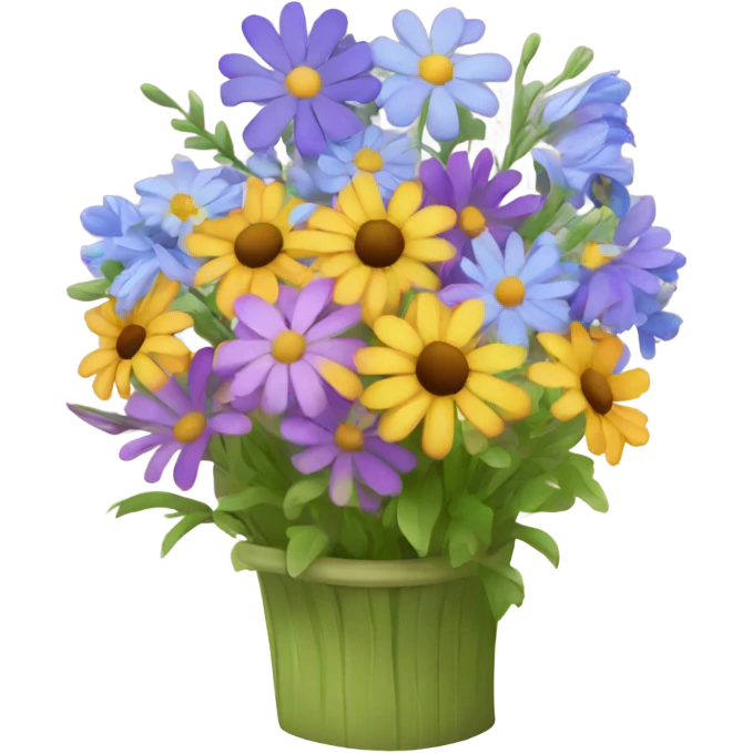 Wildflower bouquet  emoji